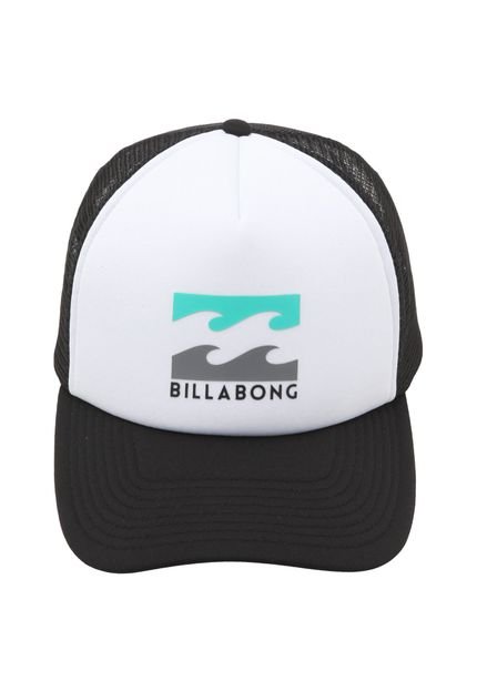 Boné Billabong Trucker Podium Branco/Preto - Marca Billabong