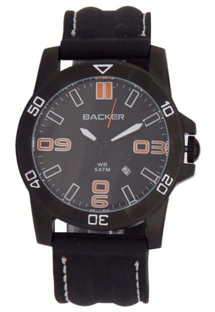 Relógio Backer 3581219M Preto - Marca Backer