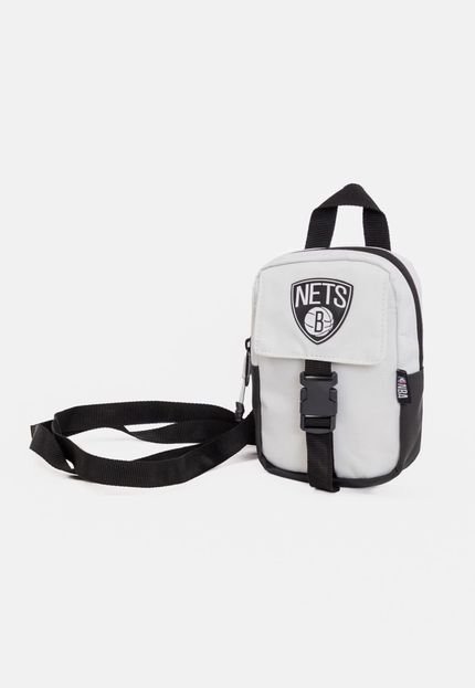 Bolsa NBA Shoulder Bag Brooklyn Nets Branca - Marca NBA