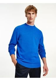 Sweater Chunky C-Neck Azul Tommy Hilfiger