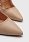 Scarpin Slingback Vizzano Liso Nude - Marca Vizzano