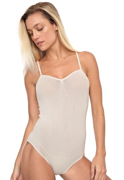 Body Trifil Renda Off-white - Marca Trifil