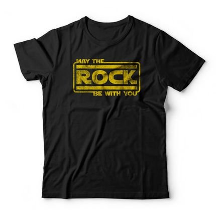 Camiseta Rock Be With You - Preto - Marca Studio Geek 
