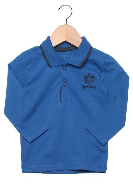 Camisa Polo Tigor T. Tigre Menino Azul - Marca Tigor T. Tigre