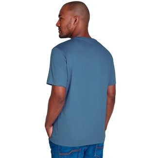 Camiseta Individual Basic Regular Ou24 Azul Masculino