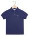Camisa Polo Lacoste Logo Infantil Azul - Marca Lacoste
