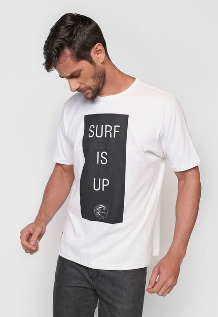 Camiseta O'Neill Surf Is Up Off-White - Marca O'Neill
