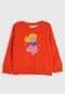 Blusa de Moletom Name It Personagens Laranja - Marca Name It