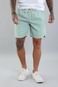 Bermuda Slim em Algodão com Cordão na Cor Verde Masculino Dialogo Jeans - Marca Dialogo Jeans