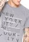 Camiseta FiveBlu Manga Curta New York Cinza - Marca FiveBlu
