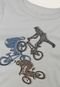 Camiseta Infantil GAP Bike Cinza - Marca GAP
