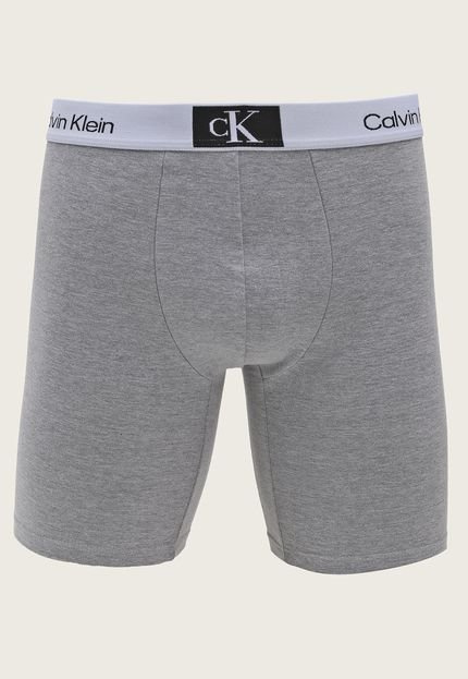 Cueca Calvin Klein Underwear Boxer Long 1996 Cinza - Marca Calvin Klein Underwear