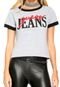 Camiseta Guess Jeans Puff Cinza - Marca Guess