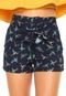 Short Colcci Estampado Azul-Marinho - Marca Colcci