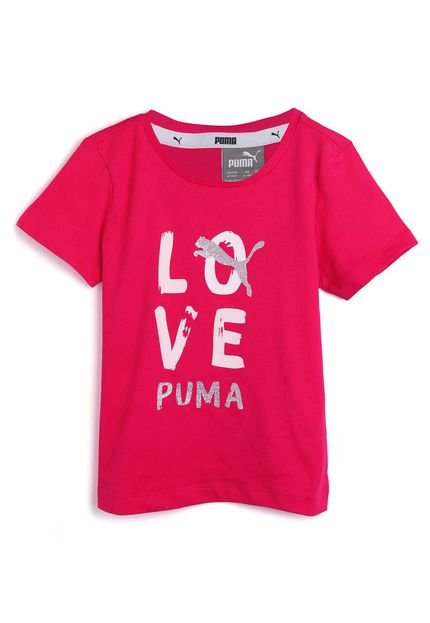 Blusa Puma Infantil Love Pink - Marca Puma
