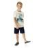 Camiseta Infantil Masculina Barquinho Rovitex Kids Bege - Marca Rovitex Kids
