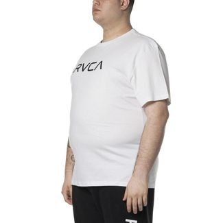 Camiseta RVCA Big RVCA Plus Size WT24 Masculina Branco