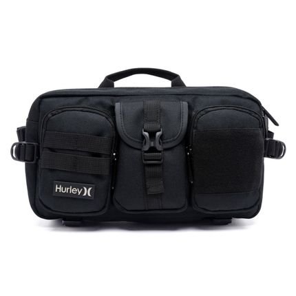Pochete Hurley Shoulder Bag Masculina Impermeável Preto - Marca Hurley