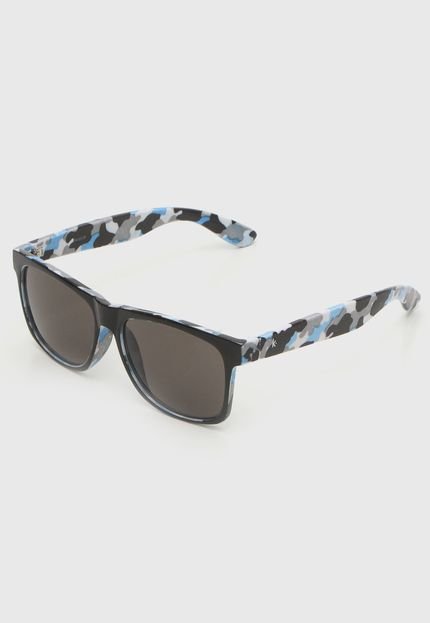 Óculos de Sol KANUI Camouflage Preto/Azul - Marca KANUI