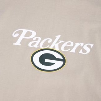 Camiseta New Era Regular Green Bay Packers Logo History