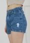 Shorts Clochard Sisal Jeans Cintura Alta Azul - Marca Sisal Jeans