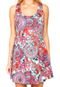 Vestido Holin Stone Curto Floral Rosa - Marca Holin Stone