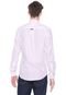 Camisa Tommy Jeans Reta Listrada Rosa/Off-white - Marca Tommy Jeans