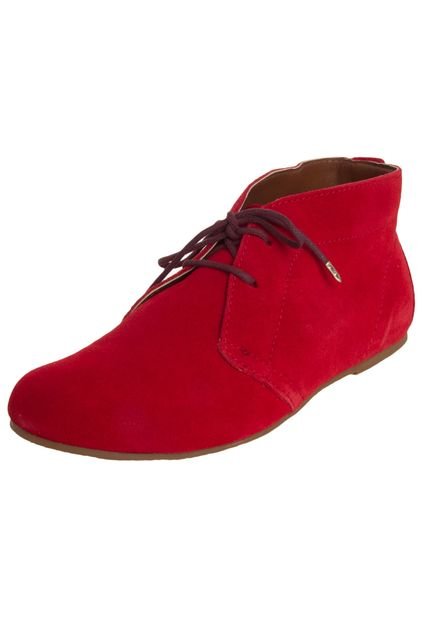 Bota City Shoes Agustine Vermelha - Marca City Shoes
