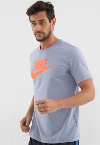 Camiseta Nike Sportswear Nsw Tee Icon Futu Azul