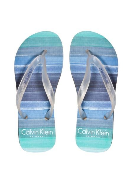 Chinelo Calvin Klein Swimwear Azul - Marca Calvin Klein