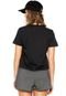 Blusa Cropped Calvin Klein Jeans Estampada Preta - Marca Calvin Klein Jeans