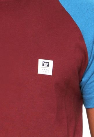Camiseta Hang Loose Spruce Bordô/Azul