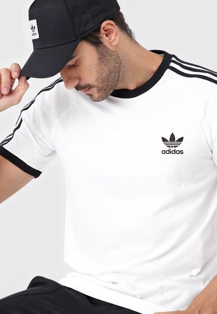 Camiseta adidas Originals 3 Stripes Branca - Marca adidas Originals