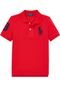 Camisa Polo Polo Ralph Lauren Reta Vermelha - Marca Polo Ralph Lauren