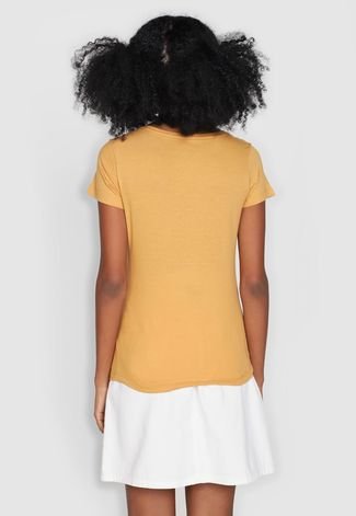 Camiseta Roxy Flowers Amarela