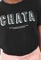 Camiseta CHATA DE GALOCHA para DAFITI Empoderada Preta - Marca CHATA DE GALOCHA para DAFITI