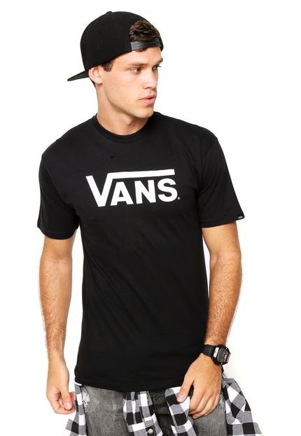 Camiseta Vans Classic Preta - Marca Vans