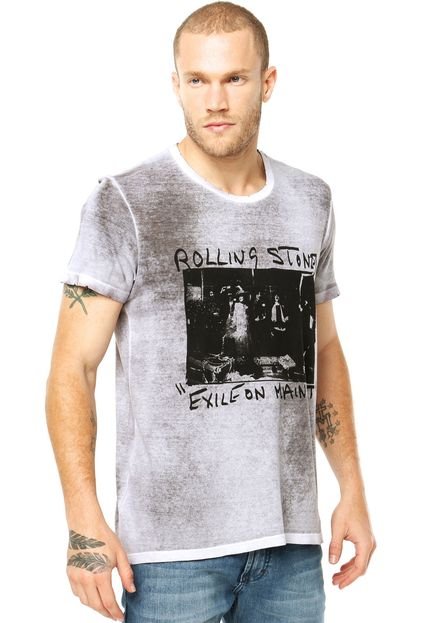 Camiseta Ellus Rolling Stones Cinza - Marca Ellus