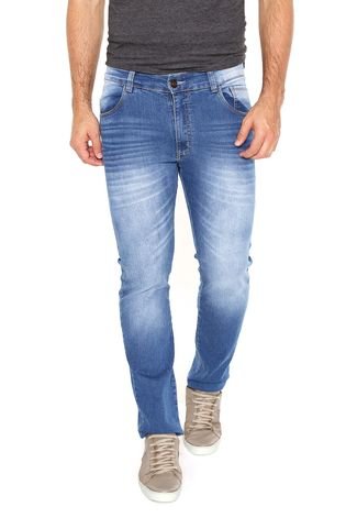 Calça Jeans PRS JEANS & CO Slim Azul