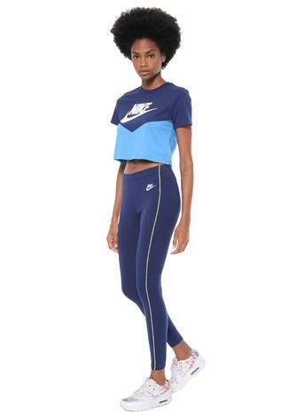 Legging Nike Sportswear Hrtg Azul - Compre Agora