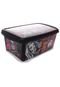Caixa Monster High Plasútil Decora 4,2 L Preta - Marca Plasutil