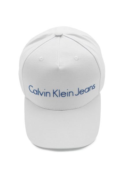 Boné Calvin Klein Lettering Branco - Marca Calvin Klein