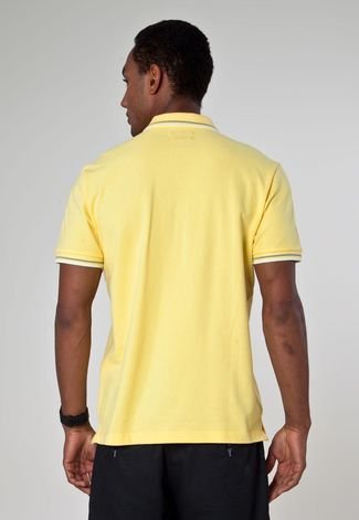 Camisa Polo Reserva Bordado Amarela