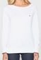 Suéter Tricot Tommy Hilfiger Logo Branco - Marca Tommy Hilfiger