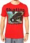 Camiseta FiveBlu Skate Vermelha - Marca FiveBlu