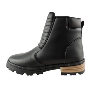 Bota Coturno Tratorada Plataforma Blogueira Feminina 5073  Preto