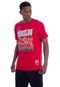 Camiseta Mitchell & Ness Estampada Houston Rockets Vermelha - Marca Mitchell & Ness