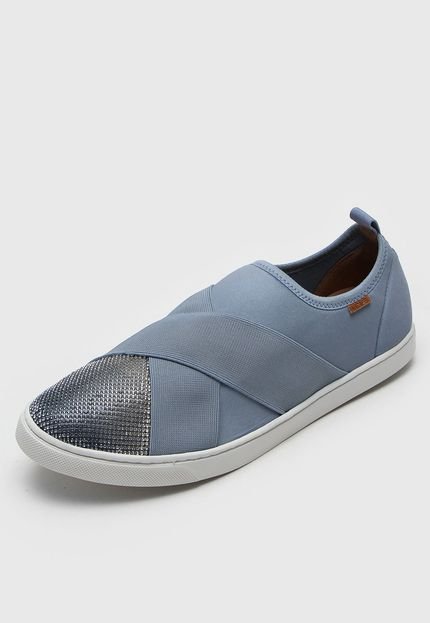 Slip On ANACAPRI Transpasse Azul - Marca Anacapri