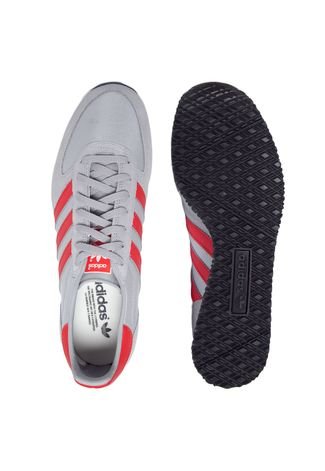 Tenis adidas Originals Zx Racer Cinza/Vermelho