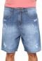 Bermuda Jeans Sommer Bolsos Azul - Marca Sommer